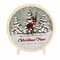 Stony Creek 7.5 Inch Holiday Pre-Lit Accent With Frame Christmas Lighted Glass Accent , Christmas Decor Santa Claus Reindeer Trees